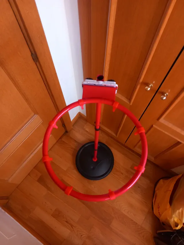 Canasta Baloncesto Infantil Portátil Roja