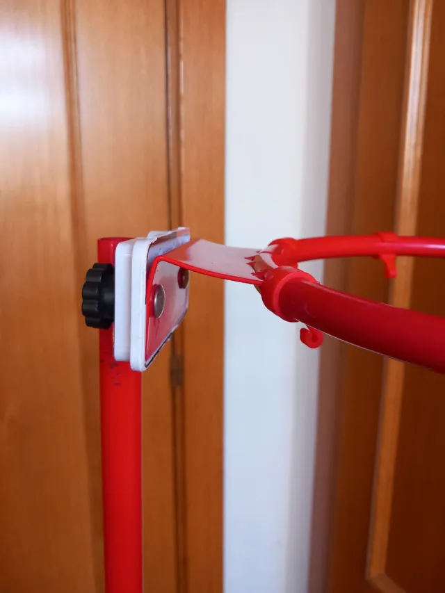 Canasta Baloncesto Infantil Portátil Roja