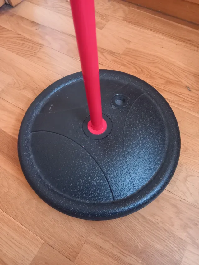 Canasta Baloncesto Infantil Portátil Roja