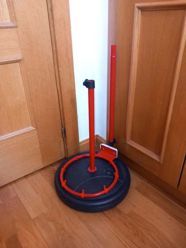 Canasta Baloncesto Infantil Portátil Roja