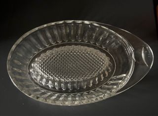 Grattugia mela o pera in Vetro Trasparente