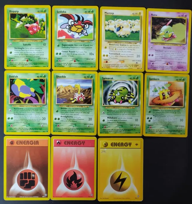 43 Carte Pokémon Vintage Set Neo Genesis Discovery