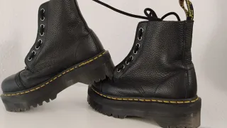 Botas Dr. Martens Talla 37 Cremallera Negra.