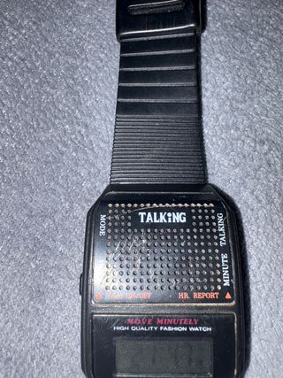 Reloj Talking Digital Negro