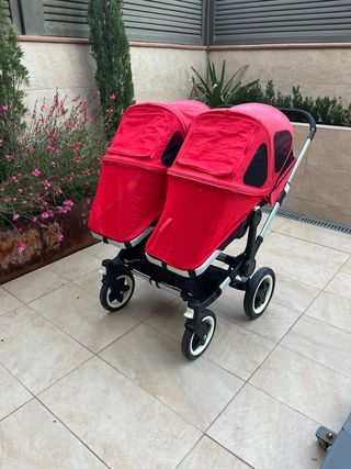 Bugaboo Donkey 2 Rojo Gemelar