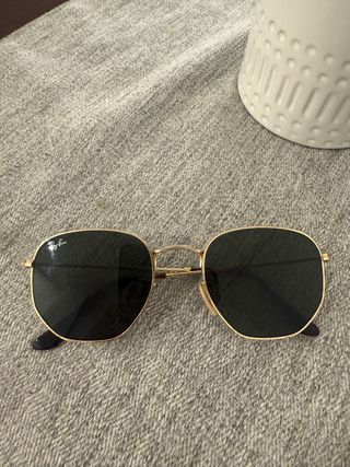 Gafas Ray-Ban Hexagonal Dorado Negro