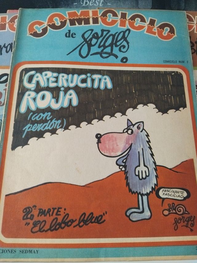 Lote 19 tebeos Comiciclo – Forges, Chumy,Pablo,etc