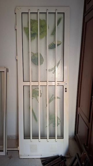 Puerta aluminio 217x74,5