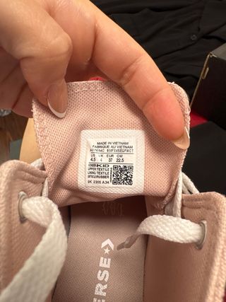 Converse Rosa Talla 37