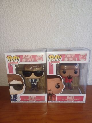 Funko Pop Baby Driver 594 y 595