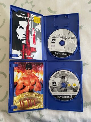 Pack 2 Juegos PS2: The Sniper 2 y WWC