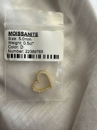 Colgante Corazón Bañado en Oro Colgante de corazon
