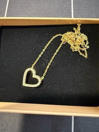 Colgante Corazón Bañado en Oro Colgante de corazon