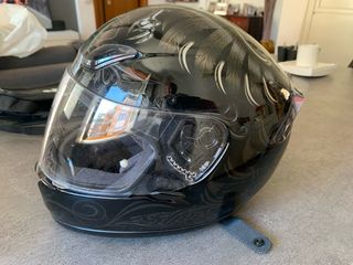 Casco Moto Shoei Nero con Grafiche