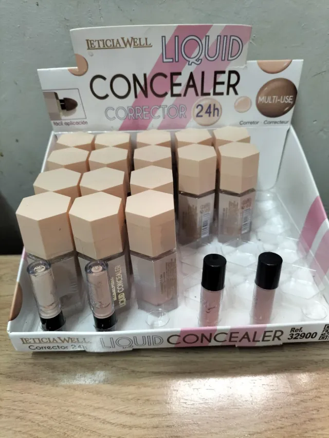 Corrector Líquido Leticia Well Beige/Rosa