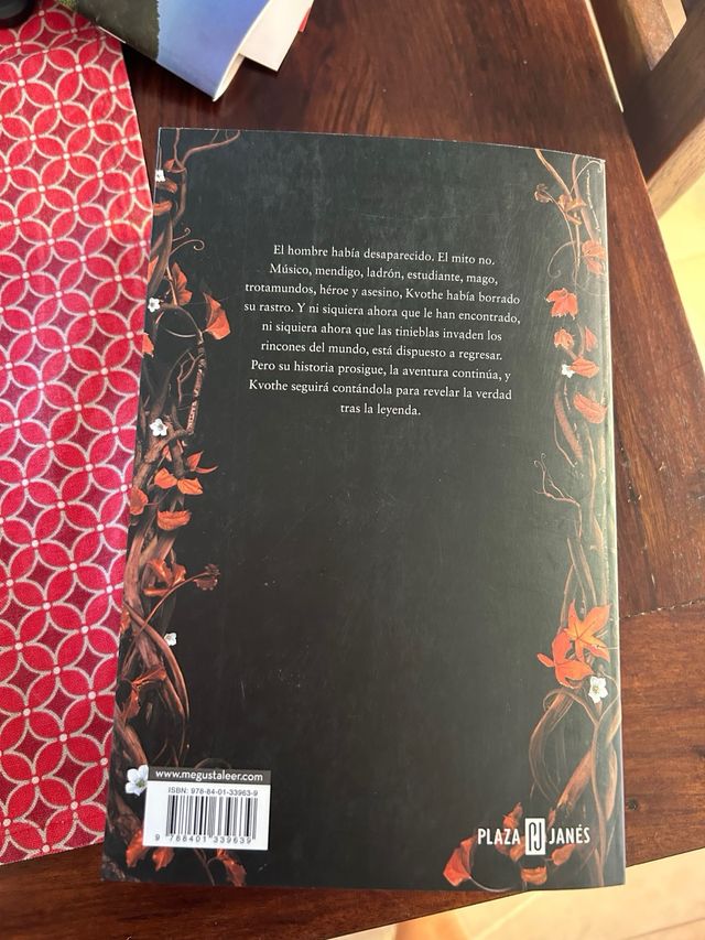 El temor de un hombre sabio (Crónica del asesin...