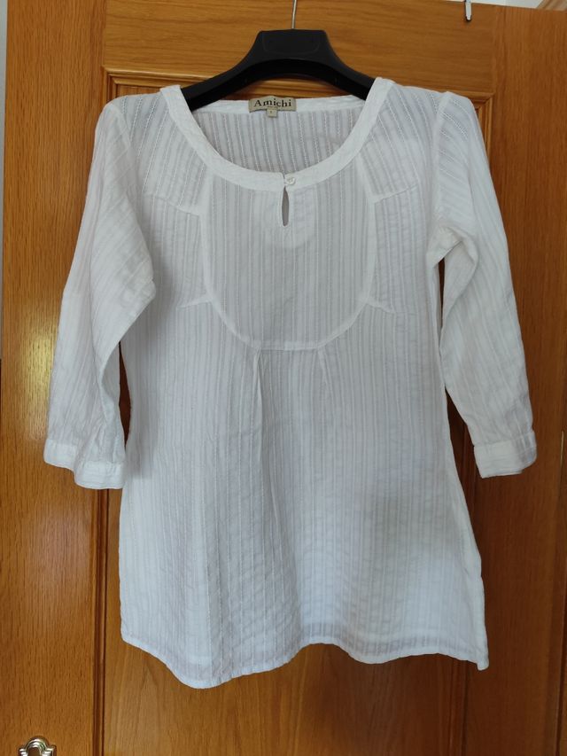Camisa Amichi blanca talla S