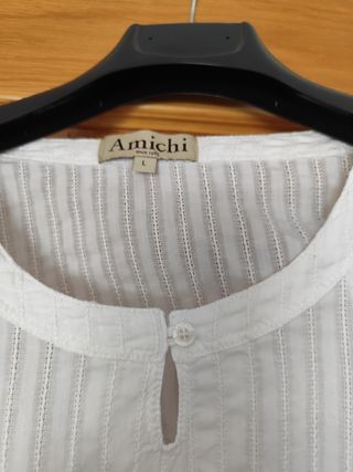 Camisa Amichi blanca talla S