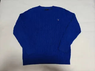 Jersey GANT trenzado color azul XL