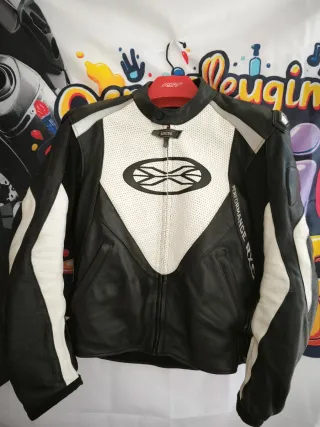 Casaco de Motociclismo IXS em Pele
