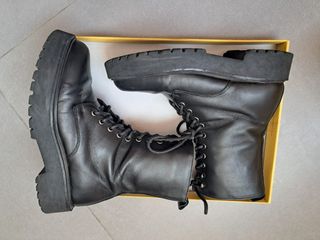 Botas altas niña negras