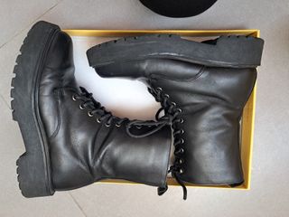 Botas altas niña negras