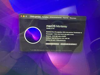 Ordenador MacBook Pro 13 Apple 2016 