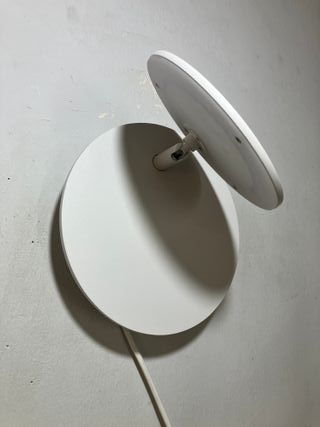 Lampada parete bianco Led effetto "eclisse"