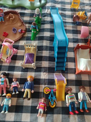 Lote de piezas y figuras Playmobil