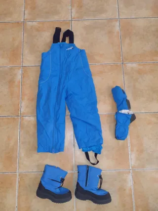 Conjunto esquí niño 4 años azul