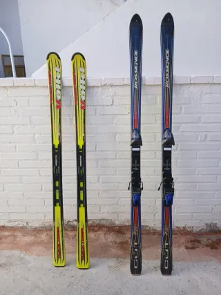 Esquís Rossignol CUT 9.6 más voiki de regalo.