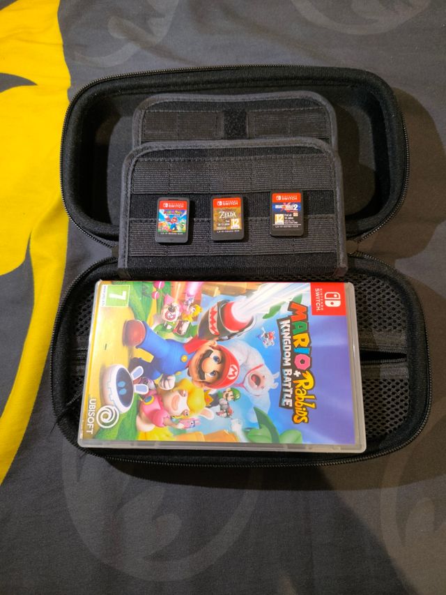 Estojo para Nintendo Switch 3 Games +