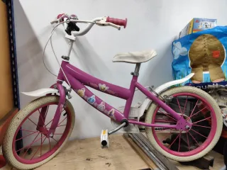 Bicicleta infantil morada