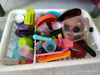 Cocinita Infantil Lidl con muchos complementos 