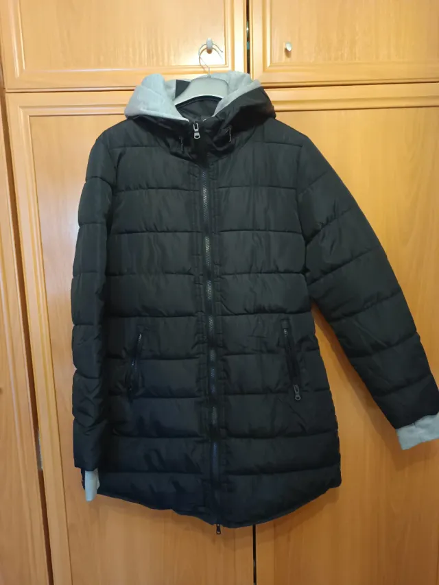 Anorak negro acolchado