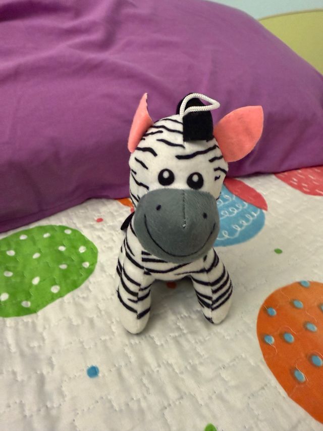 Peluche cebra pequeño