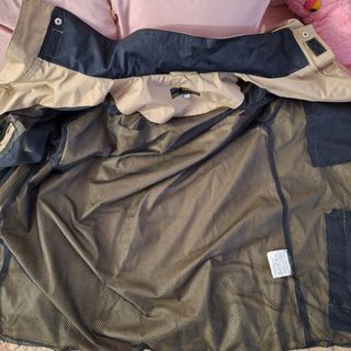 Giacca uomo beige impermeabile nuova 