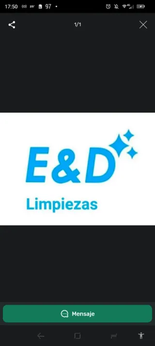 Trabajo de limpiezas. 