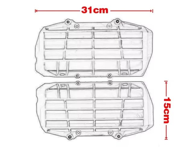 Protectores Rejilla Naranja Husqvarna KTM