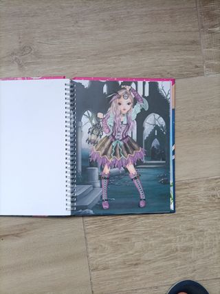 Top Model libro dibujo con luces y melodia