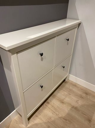 Zapatero Blanco Ikea 4 Compartimentos