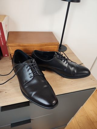 Zapatos Pier One Negros Hombre