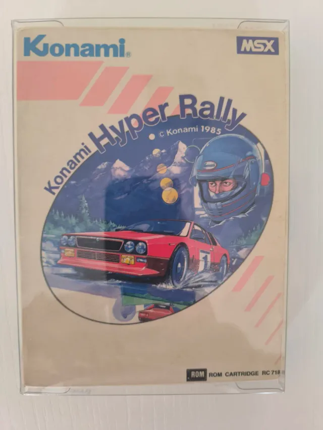 Konami Hyper Rally MSX, funda pet