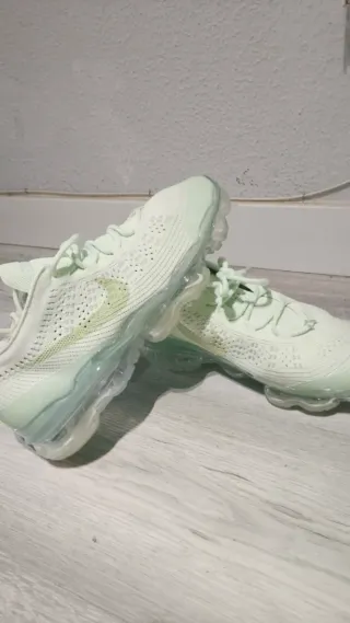 Nike Air VaporMax Zapatillas Verdes Blancas