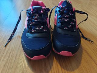 Zapatillas Reebok Royal Classic Azul y Rosa