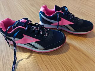 Zapatillas Reebok Royal Classic Azul y Rosa