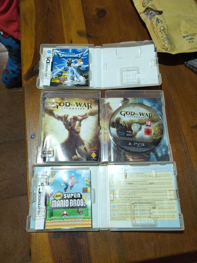 Pacchetto 3 videogiochi per PS3 e Nintendo DS