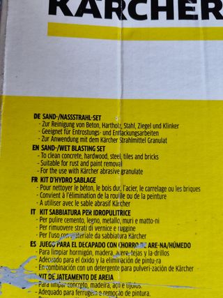 Accesorio Karcher Sand/Wet Blasting Set