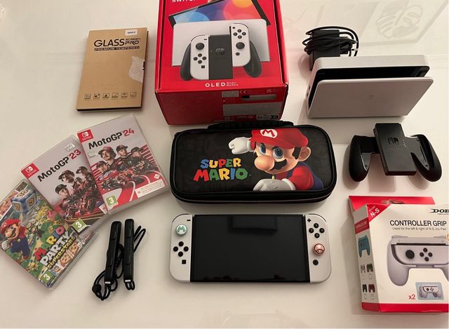 Nintendo Switch OLED Blanco + Accesorios