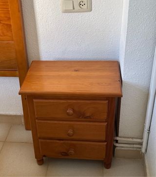 Mesitas de noche de madera